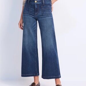 Kut from the Kloth Medium Blue Wide Leg Jeans